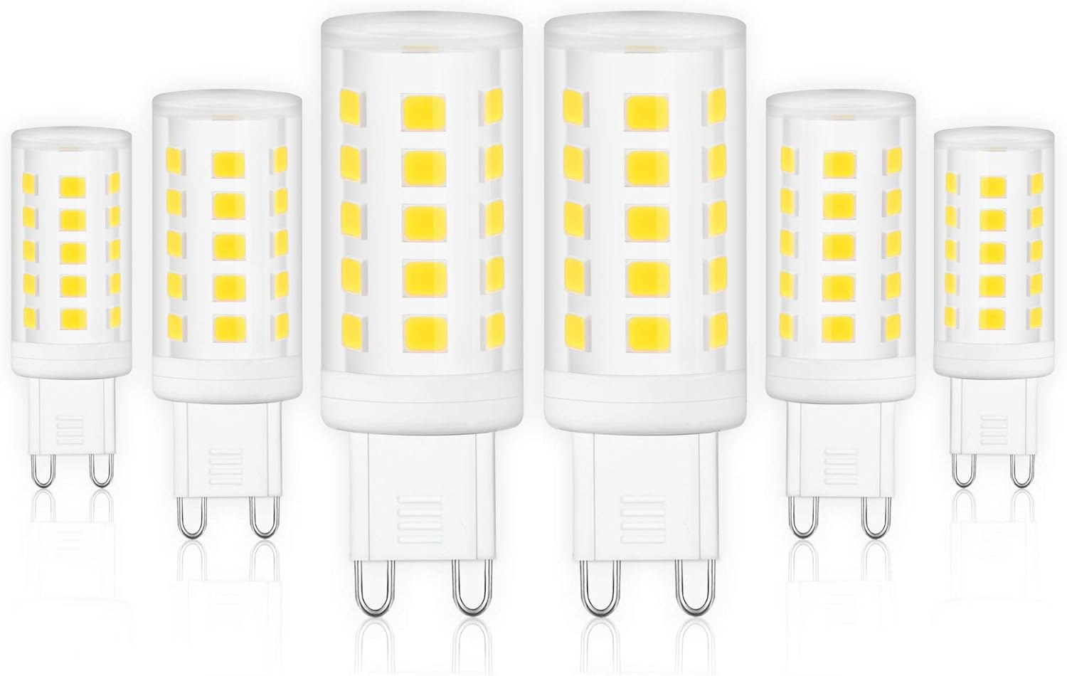G9 Led Light Bulbs, Golspark Chandelier Light Bulb, 6000K Daylight