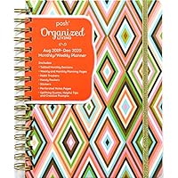 Posh: Organized Living 17-Month 2019-2020 Monthly/Weekly Planner Calendar: Dazzling Diamonds