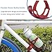 PAMASE Adjustable Quick Release Bike Water Bottle Cage Rack - Mountain Road Bicycle Bottle Holder Red