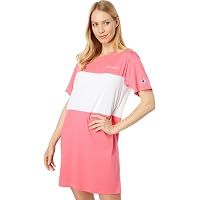 Champion The Boyfriend Tee Dress Black at Amazon Women's Clothing store