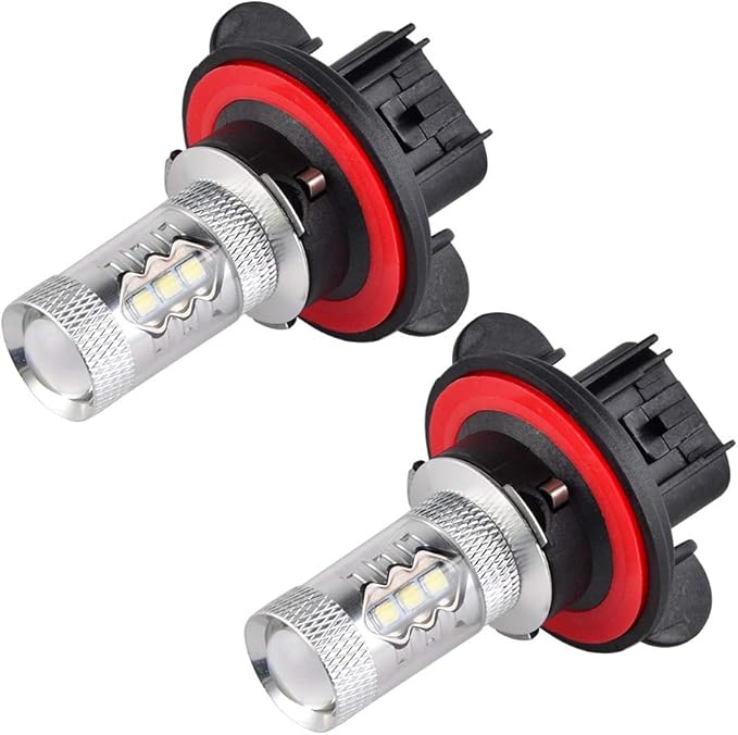 2 Pcs 80W Super White Led Atv Headlight Bulbs For Polaris Ranger Crew