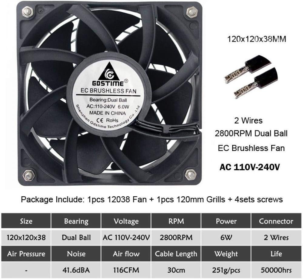 The 10 Best Gdstime Ec Cooling Fan