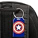 Captain America Shield Logo Aluminum Luggage Tag