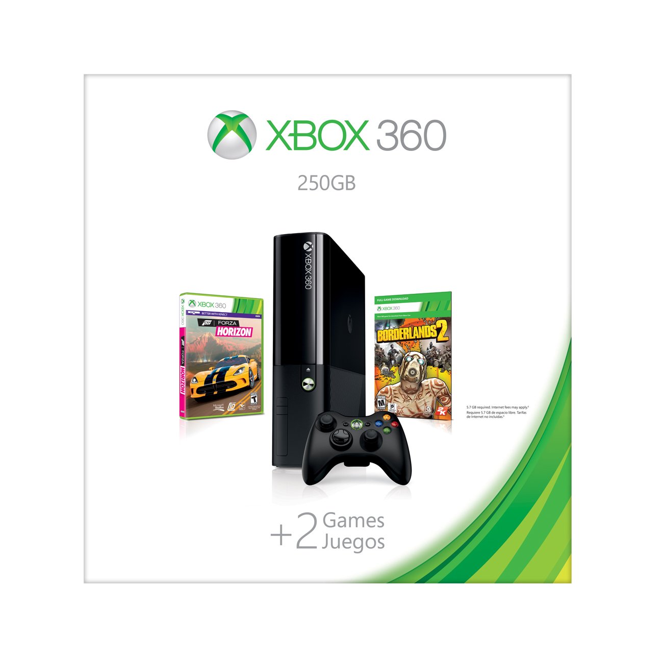 Xbox 360 E 250GB Spring Value Bundle Buy Online in United Arab