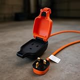 PRO ELEC PEL01008 Mains Extension Lead Outdoor 5m IP54 Orange 1-Gang view 8