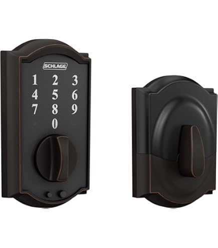 SCHLAGE BE469ZP CAM 622 Connect Smart Deadbolt with alarm with