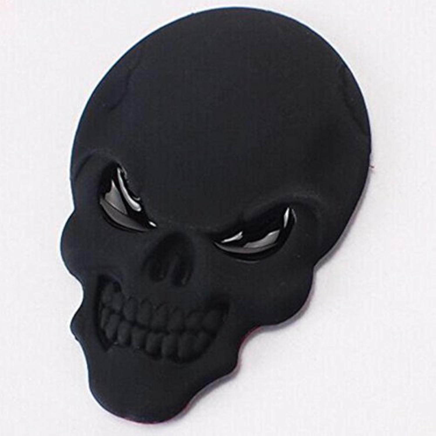 SKS Distribution® BLACK Devil Demon Skull Skeleton Mask 3D Car Sticker Badge Decal Emblem
