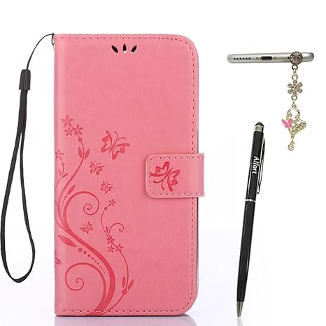 Samsung Galaxy A3 ( 2017 ) Hülle, Samsung Galaxy A3 ( 2017 ) Schutzhülle, Alfort Lederhülle PU Leder Tasche Cover Wallet Case