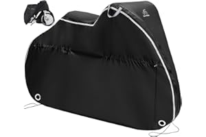 TEAMOBSIDIAN Team Obsidian | Outdoor Storage or Travel Cover for 1 bike, Large Bike Cover, Ebike Accessories, Bicycle Cover, Heavy Duty, Electric Bike Cover Waterproof Outdoor | 210D, 300D, 600D