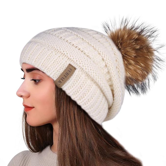 mens slouchy bobble hat