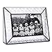 Clear Glass Picture Frame 4x6 Horizontal Photo Display Desk or Tabletop Vintage Home Décor Family Wedding Anniversary Engagement Graduation Baby Gift J Devlin Pic 126 Series
