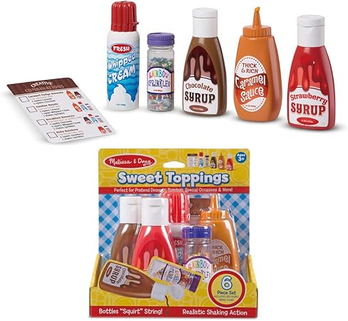 Amazon Melissa Doug メリッサ ダグ スイートトッピングス Md5172 おもちゃ 知育玩具 ままごとセット 食材 プラスチック シロップ こども 男の子 女の子 3歳以上 プレゼント 誕生日 クリスマス 食べ物 おもちゃ Amazon Melissa Doug メリッサ ダグ スイートトッピングス Md5172 おもちゃ 知育玩具 ままごとセット 食材 プラスチック シロップ こども 男の子 女の子 3歳以上 プレゼント 誕生日 クリスマス 食べ物 おもちゃ