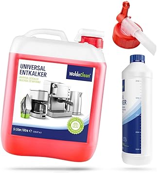 WoldoClean Entkalker für Kaffeevollautomaten 5 Liter Kanister für Kaffemaschinen Kaffeevollautomat Espressomaschinen Vollauto