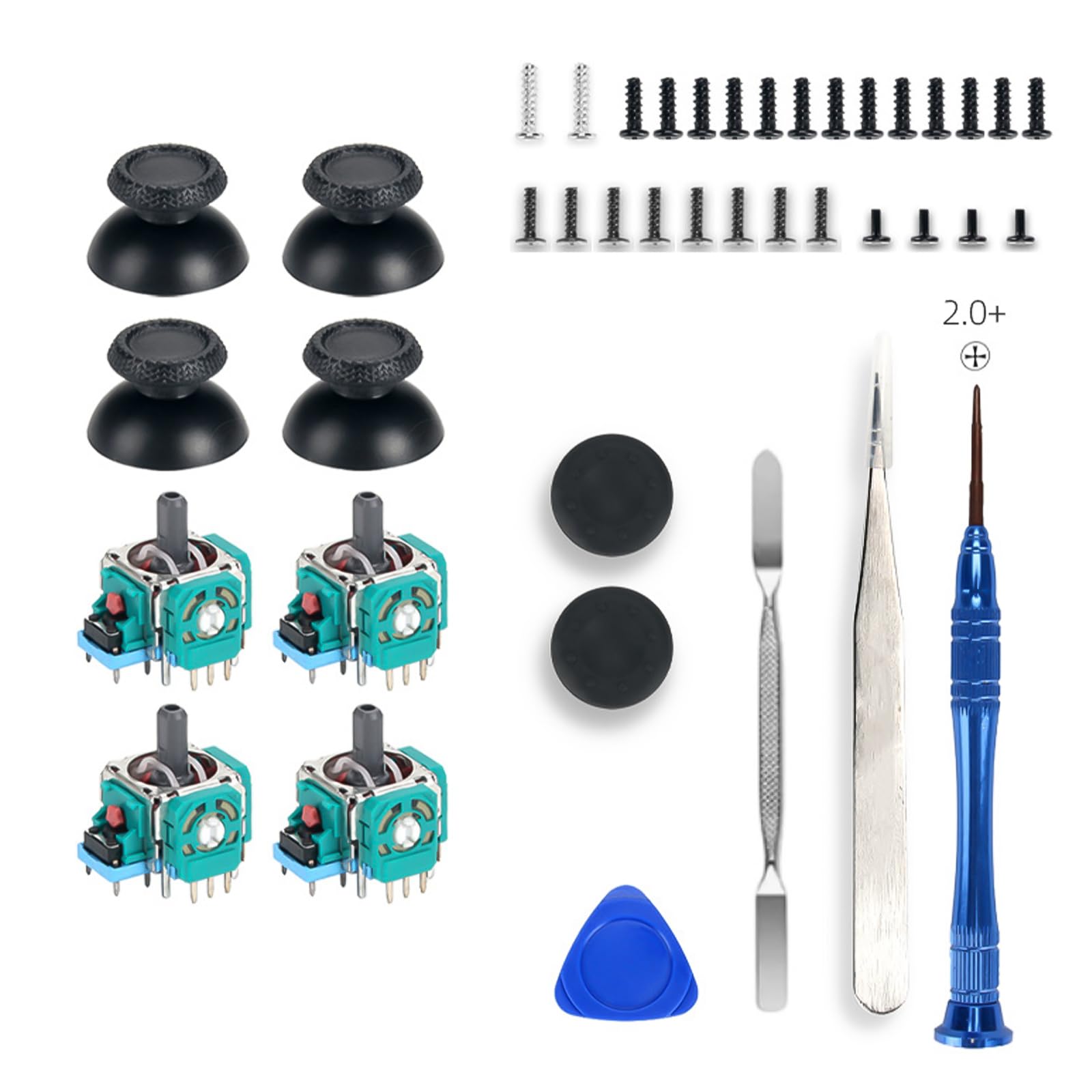 aninako PS5 コントローラー修理 ジョイスティック モジュール修理部品 20 in 1の商品画像