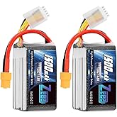 Zeee 14.8V 4S Lipo Battery 120C 1500mAh Soft Case Graphene Battery with XT60 Plug for FPV Drone Quadcopter Helicopter Airplan