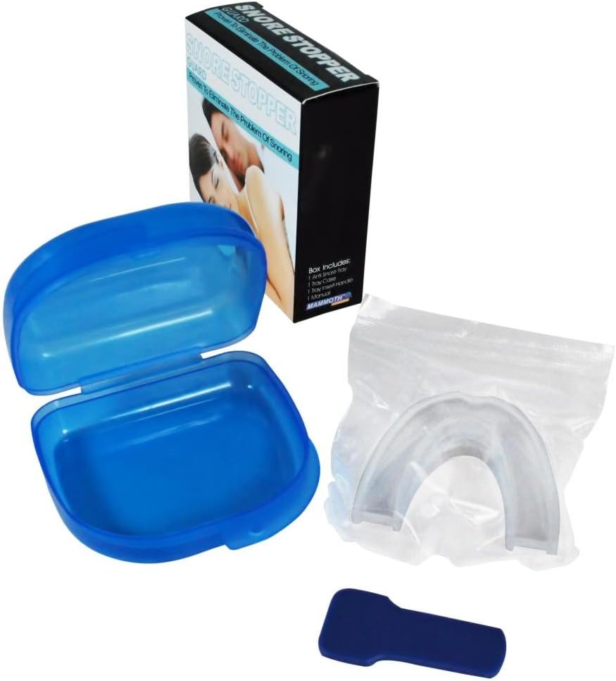 Mammoth XT Stop Snoring kit - Anti Snore Mouthpiece / Mouth Guard for Quiet Sleep / Apnea / Bruxism