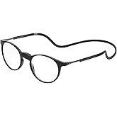 Calabria SP04 Snap Magnetic Reading Glasses Men Women Front Connect Adjustable Temples Eyeglass Around Neck Hanging Readers
