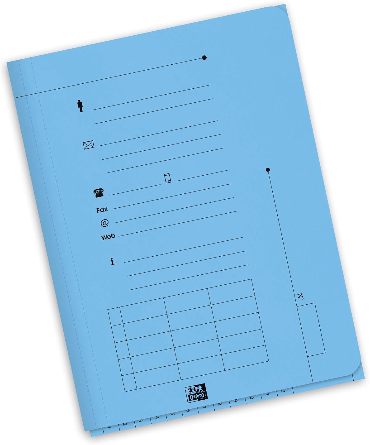 Elba Ultimate in Folder A4 Pack of 25 Kraft Paper Blue, Pour documents A4 - Image 3