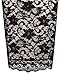 HOMEYEE Women's Floral Lace Cocktail Party Sheath Dress S09