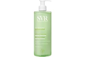 SVR Sebiaclear Foaming Gel Face & Body Cleanser - Soap-free Wash for Sensitive Oily to Combination Skin - Eliminates Impuriti