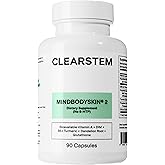 CLEARSTEM - MINDBODYSKIN Hormonal Acne Supplement (No 5-HTP) - Natural DIM Supplement - Skin Care Vitamins - Hormone Balance, Antioxidants - Gluten Free, Cruelty Free - 30 Servings, 90 Capsules