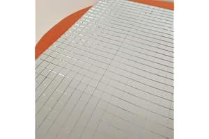 MEYA Glass Mosaic Tile,Mini Square Glass Mosaic Mirror Sheet Real Glass Self-Adhesive,Silver Glass Crafts (10 x 10mm)