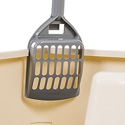Amazon Basics Large Cat Litter Box with High