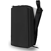 Gravel Hanging Toiletry Bag for Men and Women - Comes in 3 Sizes, Water-Resistant, Durable, Compact, Dopp Kit Travel Toiletry bag (Black, Plus)