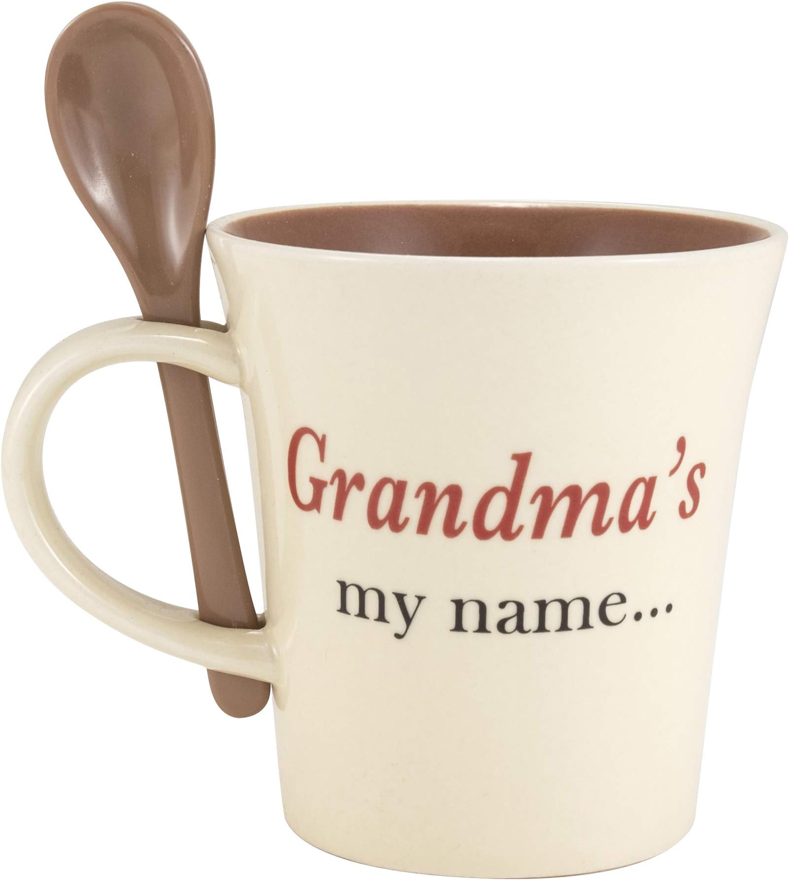 Henry Cornell and Associates 4831 Grandma's My Name Mug 10 oz. Cream/Brown