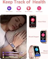 Amzhero Health Fitness Tracker 24/7 Heart Rate Pedometer Sleep 5ATM view 4