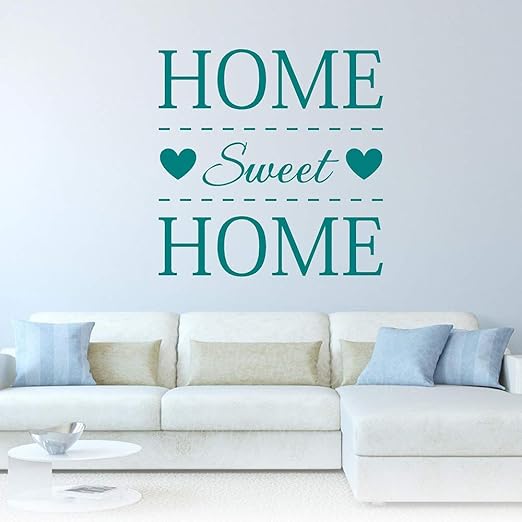 Wukongsun Diseno De Moda Diy Letras Dulce Hogar Pegatinas De Pared