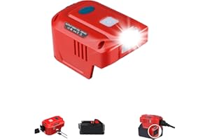 YRGJDCA Power Inverter for Cordless Tool Battery (150W for Milwaukee Power Inverter)