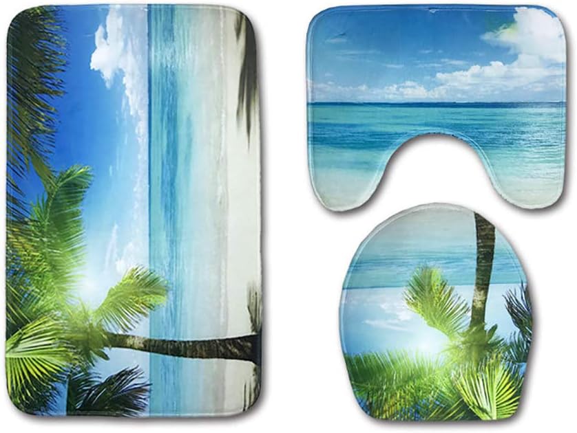 Amazon Com Lnte Badematten Set Flanell Polyesterfaser Polyester Rutschfeste Saugfahige Badematte Badematte Wc Sitz Wc Sitzbezug Matte Maschinenwaschbar Badematte Und Wc Vorleger Home Kitchen