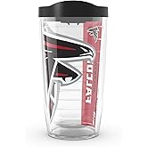 Tervis Made in USA Double Walled NFL Atlanta Falcons Insulated Tumbler Cup Keeps Drinks Cold & Hot, 16oz, Colossal