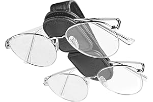Sunglasses Holders for Car Visor.Genuine Leather Car Sunglass Holder with 2 clips and strong magnetic,Glasses Clip for Cars