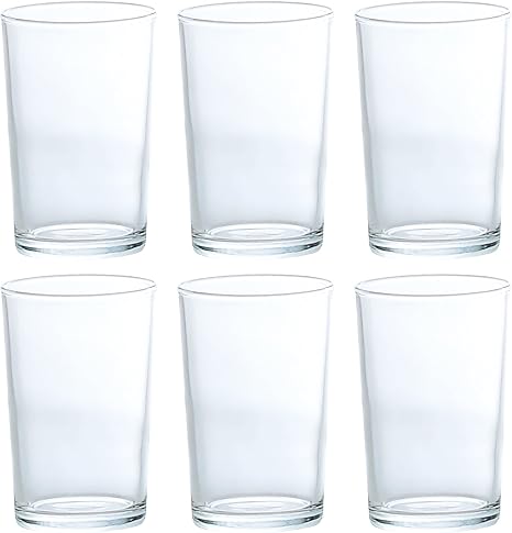 Amazon Co Jp アデリア ビールグラス クリア 165ml Axタンブラー 6オンス 口部強化 6個セット 日本製 524 ホーム キッチン