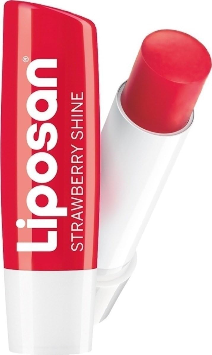 Liposan (Labello) Fruity Shine Strawberry - Lip Care Balm - 4.8gr/5.5ml by Labello - Liposan