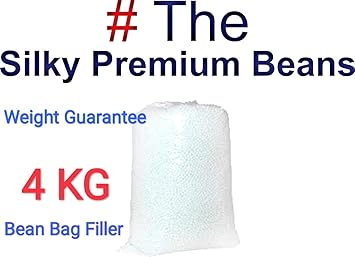 TITTLE Beans 4 KG Premium A-Grade for Bean Bag Filler/Refill/Filling.
