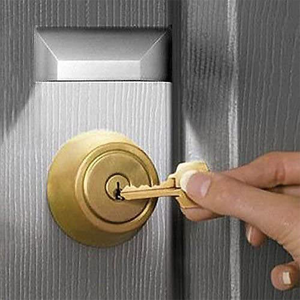 shsyue Door Keyhole Light Lamp Infrared Auto Sensor 4 LED Battery