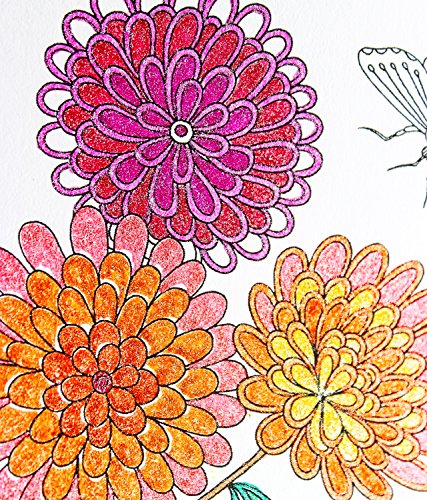 UnityStar 120-Set Glitter Gel Pen for Adult Coloring Books,60 Glitter Colors & 60 Ink Refills