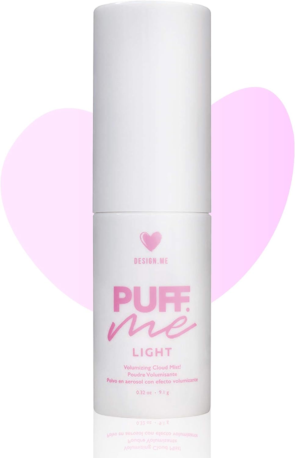Design.ME Puff.ME Light Hair Volumising Powder Mist 9.1g, White, 9.1 g (Pack of 1)