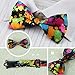 DBF0170 Multiple Colors Patterned Handsome Goods Poly Bow Ties Cheap Gift 5 Pre-tied Bow Ties Set By Dan Smith
