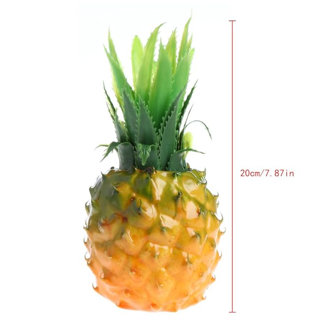 LANDUM Künstliche Ananas, Schaumstoff, künstliche Frucht-Imitation, für Zuhause, Hochzeit, Party, Garten, Dekoration