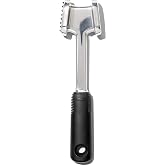 OXO Good Grips Die-Cast Meat Tenderizer | Aluminum, Textured and Flat Sides, Cooking Utensils, Kitchen, Poultry, Pork, Beef, Hand Wash Only