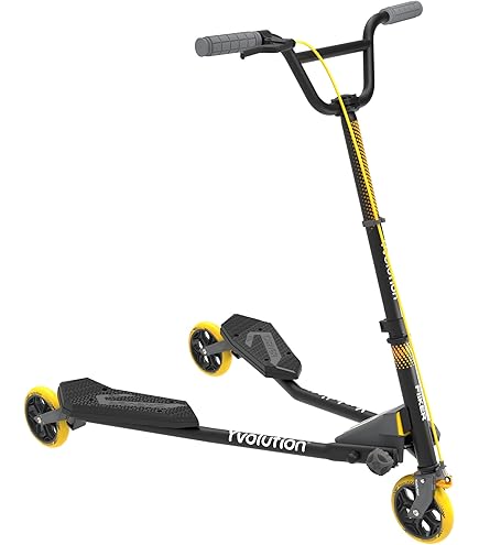 Amazon.com : Yvolution Y Fliker Lift Drift Scooter – 3-Wheel Self