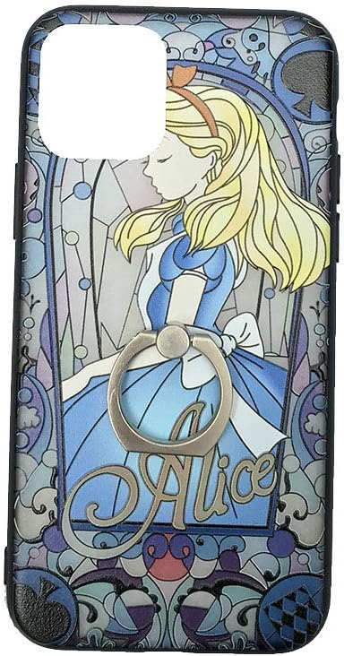 for iPhone 11 Pro Protective Skins,Princess Alice in Wonderland Soft Frame/Hard Back Embossed Craft/Ultra-Light Protective Shell Case