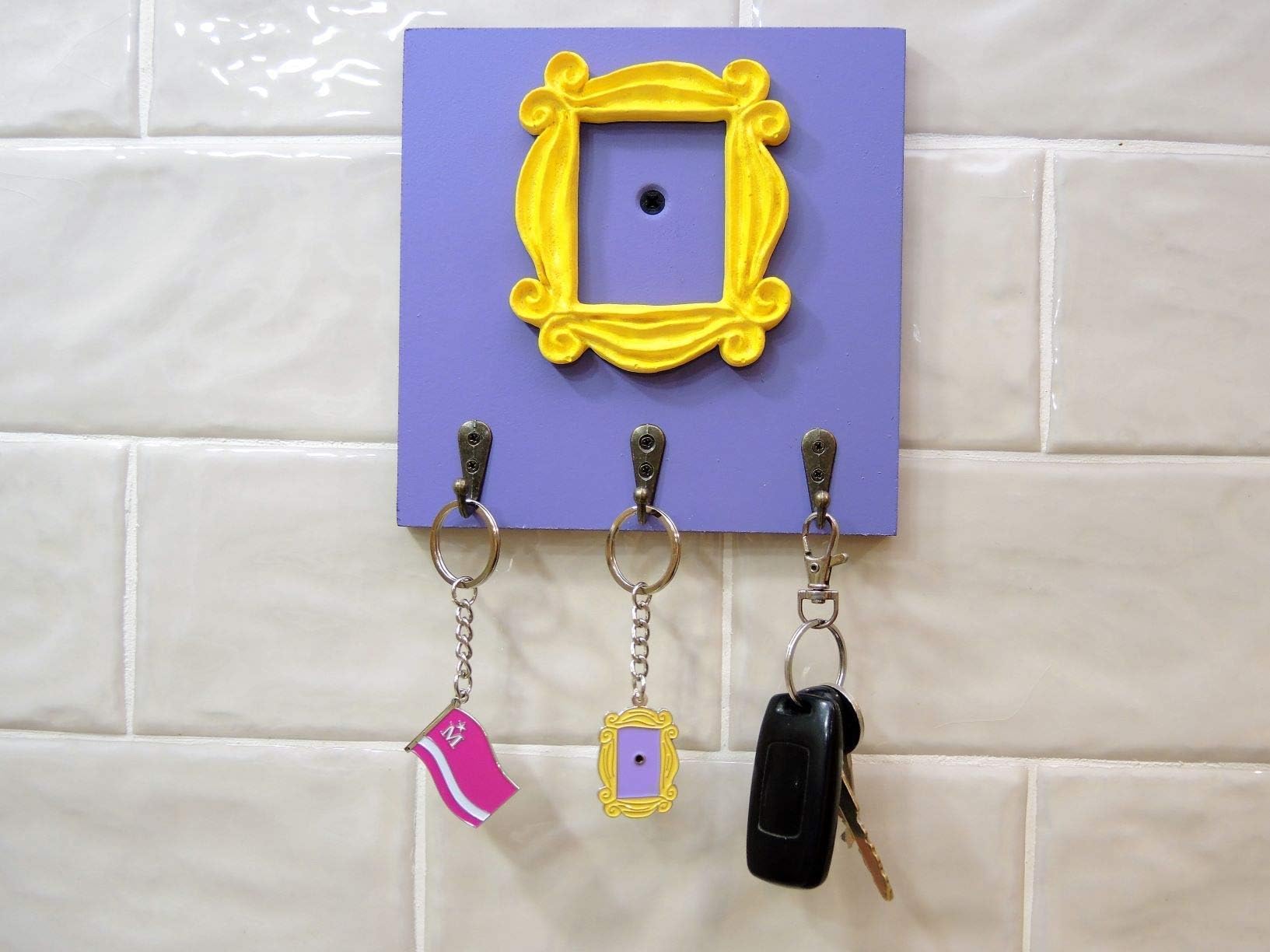 LaRetrotienda 🎁 WALL MOUNTED KEY HOLDER PEEPHOLE DOOR FRAME