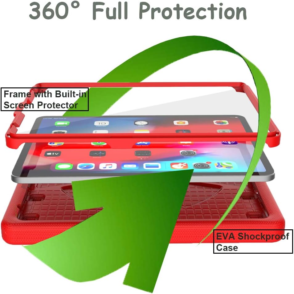 Surom Kids Case Built-in Screen Protector for iPad Air 8th/7th/6th Gen(M4/M3/M2) 11-Inch 2026/2025/2024 - Image 4