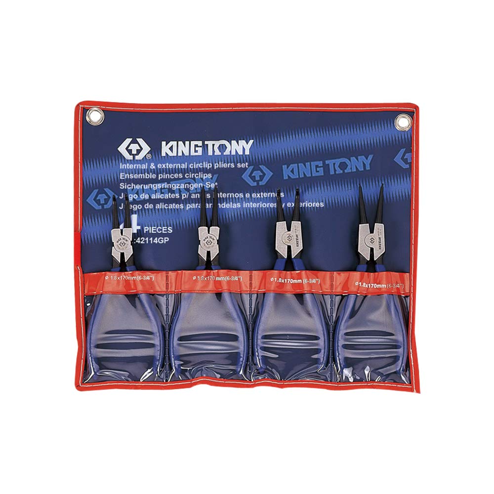 king tony 42114gp Clips Circlips Kit, Set of 4