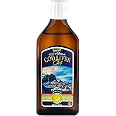 Sanniti 100% Natural Cod Liver Oil, 1081 mg Total Omega-3 Fatty Acids, Wild Caught Nordic, 250 mL (8.4 oz) (Unflavored)